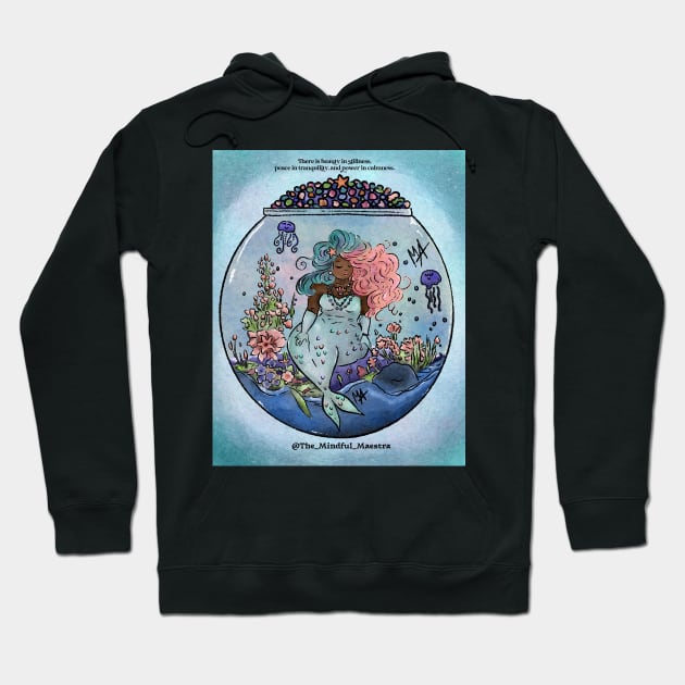 Peaceful Mermaid Hoodie by The Mindful Maestra